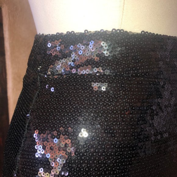 Sequin Skirt with Exposed Zipper back NEW - Picture 5 of 5
